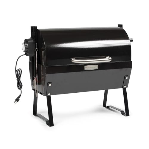 Ash & Ember 4W Rotisserie Spit Roaster Grill, Rated 33 LB, H...