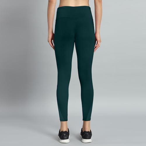 Image of Mehrang Gym wear Mesh Legging Workout Pants with Side Pockets /Stretchable Tights /Highwaist Sports Fitness Yoga Track Pants for Women & Girls