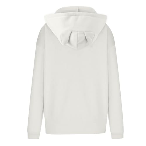 Uillui Womens Y2K Pullover Cat Ear Hoodies Cute Oversized Sweatshirts Teen Girls Fall Trendy Outfits Comfy Casual Sweaters4