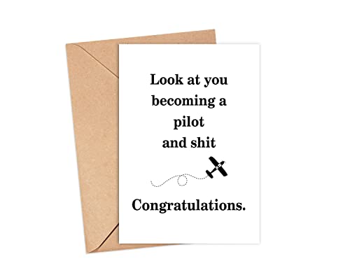 Arezzaa Look At You Becoming A Pilot And Shit Card