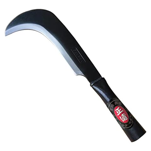 Kasoyo Japanese Weeding Scythe, Machete, Hand Scythe, Garden Tool, Mowing, Pruning - 14.96" Cover
