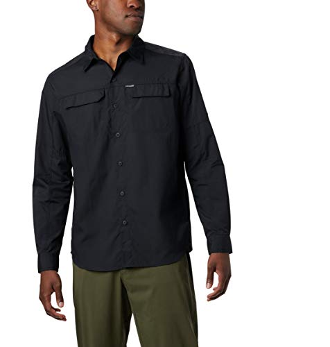 Chemise à manches longues Columbia Silver Ridge 2.0 pour homme noir 1X