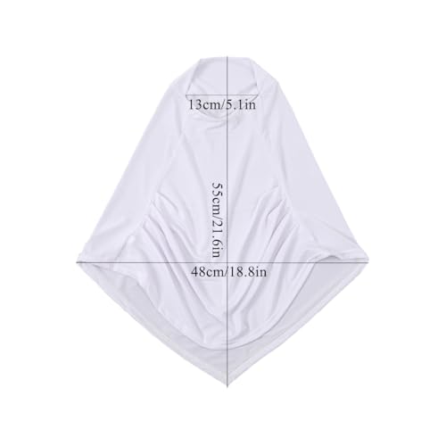 LMVERNA Ready To Wear Hijab for Women Muslim Instant Turban Soft Scarf for Prayer Long Hijabs(Khaki)