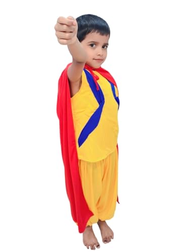Image of BookMyCostume Balveer Indian Cartoon Kids Fancy Dress Costume