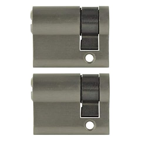 Löwen Sicherheit 2X Half Cylinder Locks with Keys Cover