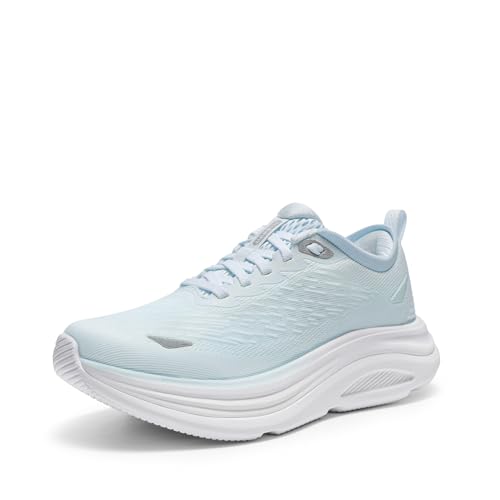 ALLSWIFIT Womens Walking Shoes Cushion Running Tennis Comfortable Arch Support Breathable Lightweight Gym Workout Athletic Fashion Sneakers StediCloud Lite Size 6 Blue SARS26004W