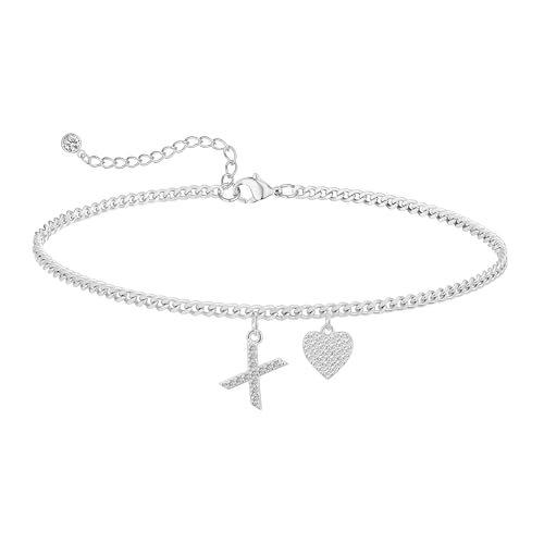 Image of Amicon Gold Anklets for Women Waterproof 14k Plated Gold Layered Ankle Bracelets for Women Trendy Cute Simple Anklets Beach summer Jewelry Minimalist Gift for Women