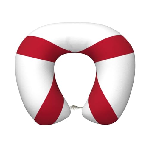 Almohada de poliéster para cuello tamaño único negra miniatura 1
