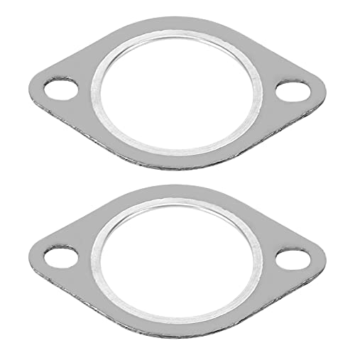 Metal Xhaust Manifold Gasket, 18107502346 2pcs Durable Exhaust Manifold Gasket for Car