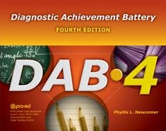DAB-4 Diagnostic Achievement BatteryFourth Edition Complete Kit