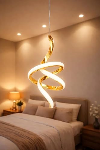 Image of BrightLyt LED Hanging Lights for Living Room /Bedside, Pendant Lights for Ceiling of Kitchen Island, Hanging Lights for Home Decoration /Dining Area /Cafe (Pack of 1)