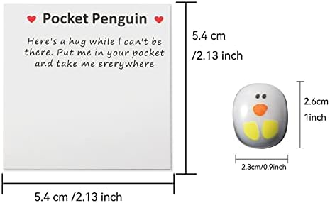 Famiker 2022 New A Little Pocket Penguin Hug,Mini Cute Pocket Penguin Hug Animal Decoration,Mini Penguin Toy Ornament Decoration,Special Encourage Birthday Wedding Party Penguin Gift Decoration