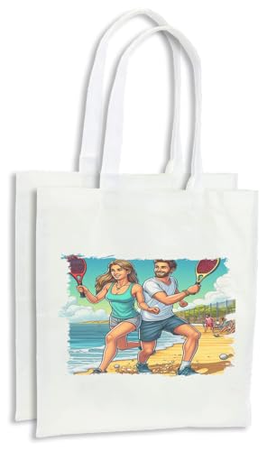 MERCHANDMANIA PACK 2 BOLSAS padel juego playa raquetas deporte amigos cocina compra kitchen