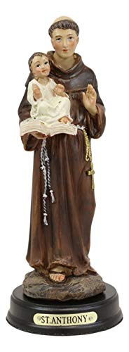 image for Ebros Gift Catholic Church Saint Anthony of Padua Carrying Baby Jesus 