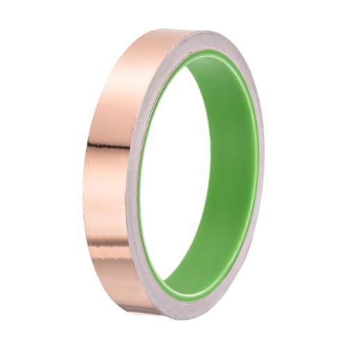 Image of PATIKIL Copper Foil Tape 0.79 Inch x 33 Feet 0.05mm Thick Double Sided Conductive Adhesive EMI Shielding for Electronics, Circuits, Grounding