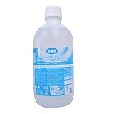 Suero Fisiologico. Solución Salina de 9 Gramos de Sal por Litro. Suero Fisiológico Bebe. Solución Salina para Limpieza y Cuidado. Suero Con Conservantes (1, 500ml)