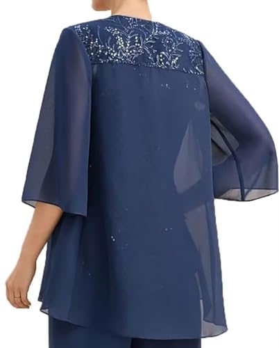 2 Pieces Mother of The Bride Dress with Jacket Long Mother of The Groom Dresses Women Formal Evening Gowns2