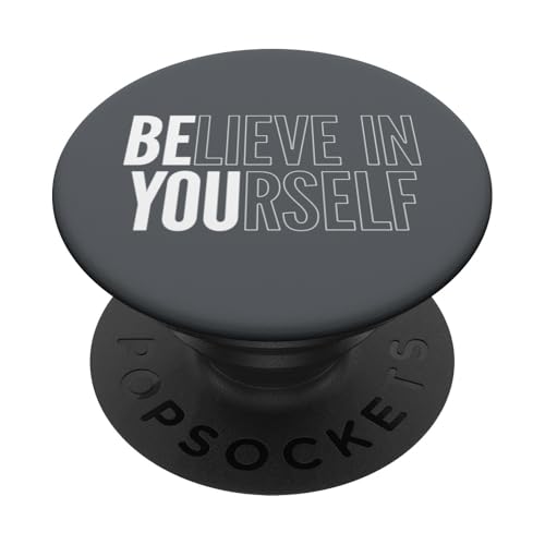 Cree en ti mismo - Motivational Be You Empowerment PopSockets PopGrip Adhesivo