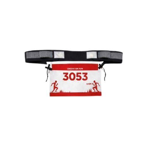 Image of Livfit Race Number Bib Holder Belt for Fitness Runners & Athletes (Pack of 1, Assorted Color)