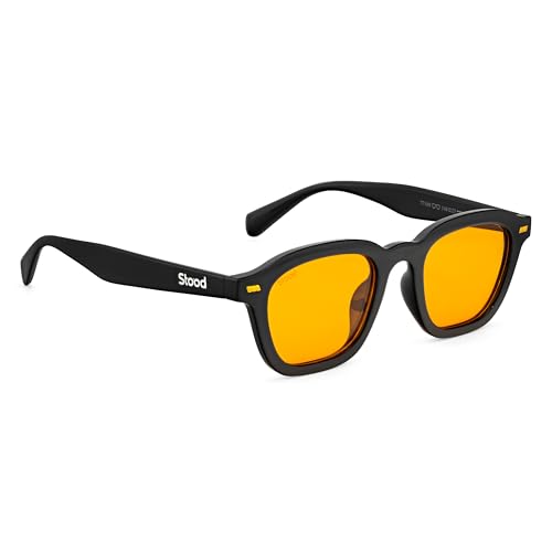 Image of Stood Retro Sunglasses | Full Rim |Soft Square | UV Protected | Medium | Men & Women | SG-STD0016