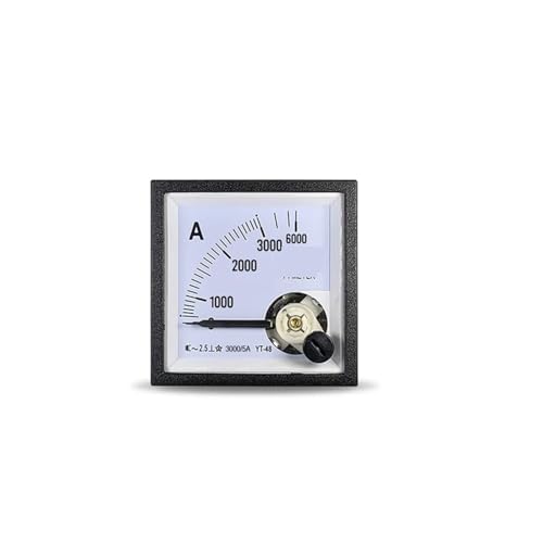 Ampèremètre AC à aiguille 1200A YT48 indicateur courant alternatif panel