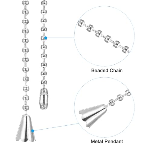 Chaîne de traction ventilateur de plafond 1M extensible avec pendentif - 3
