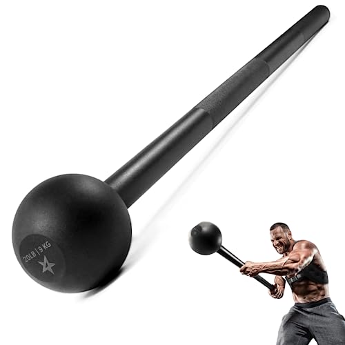 Steel Mace Bell for Strength Training - 20 Pounds