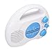 SUNGOOYUE Shower Radio, AM FM Water Proof Portable Radio with Electronic Tuning for Bathroom, Blue