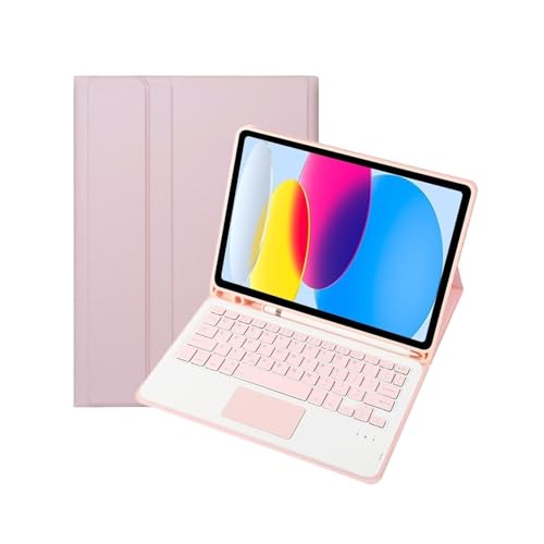 Etui protection iPad Air 11 2024 étui cuir à rabat housse de protection amovible clavier tactile