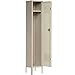 Global Industrial Single Tier Locker, 12x15x60 1 Door, Unassembled, Tan