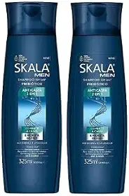 Kit Shampoo Skala Men 325Ml Anticaspa 2 Em1 (02 unidades)