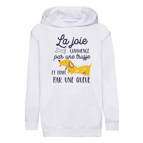 Sweat à capuche enfant idéal pour l'école et les balades avec son chien
