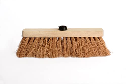 C'net Scopa in noce con setole di cocco, 29 cm