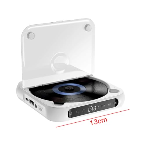 Hoite Externer tragbarer CD-Player fürs Auto, AUX-Anschluss, USB-Verlängerungskabel, universeller USB-CD-Auto-Player für Fahrzeug, Laptop, Fernseher, Computer, Android 4.4 und höher