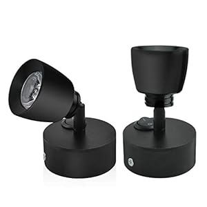 Luxvista LED Schwarz Wand Leselampe