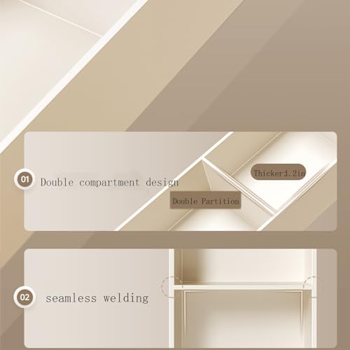 Étagère murale de salle de bain étanche en métal pour rangement douche