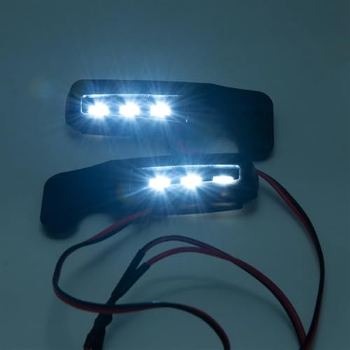 Luces RC para TRX-4 Bronco 1/10 con barra de parachoques impermeable 6