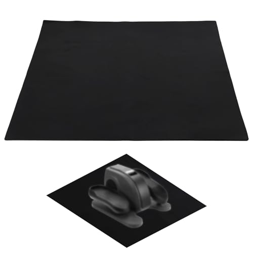Anti-Slip Mat for Ellipse Leg Exercise Machine, 23.54x21.57 Inches Stable Exercise Equipment Mat for Under Desk Elliptical Machine Perfect for Home Workout Protect Floor