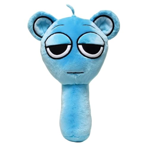 Kouipoie 9.8' Sprunki Peluche,Peluches Divertidos De para Fans De Juegos,SúPer Suave Juguete De Peluche Coleccionable, CumpleañOs para NiñOs,NiñAs Y Fans De 4 5 6+AñOs. (Azul)