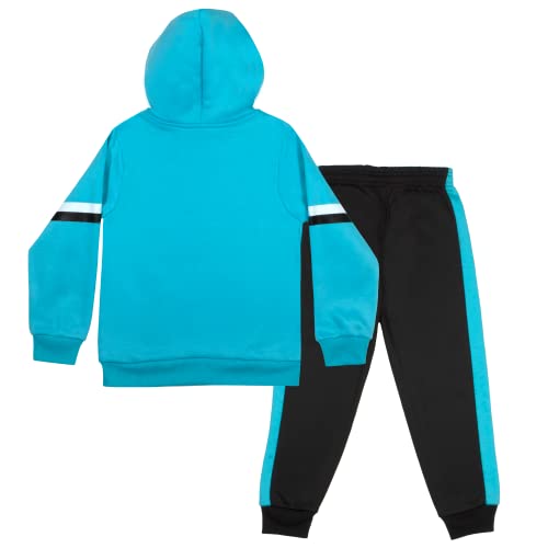Image of Marvel Avengers Spider-Man Black Panther Miles Morales Boys 2-Piece Fleece Sets, Fleece Hoodie and Pants Bundle Set for Boys