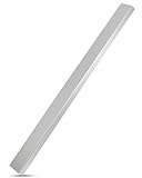 Universal Stainless Steel Stove Gap Cover Trim, Brushed 304 Stainless Steel Kitchen Gap Filler Strip, Slide-in Range Trim for Microwave Oven Cooktop Kitchen Decor, 36'' x 2.5'' x 1''
