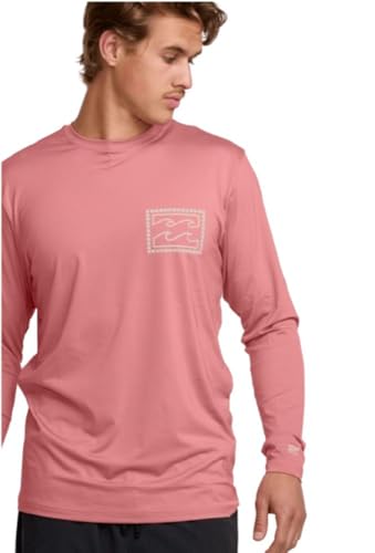 Billabong Men's Crayon Wave Loose Fit Long Sleeve Rashguard 50+ Uv Protection4