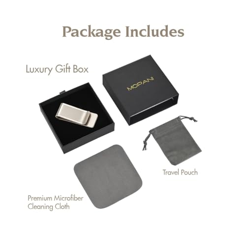 Compact Titanium Wallet & Money Clip – Premium Credit Card Holder and Cash Holder for EDC, Great Gift Idea! Great Christmas Gift, Graduation Gift. Slim Wallet with Money Clip for Cards and Cash2