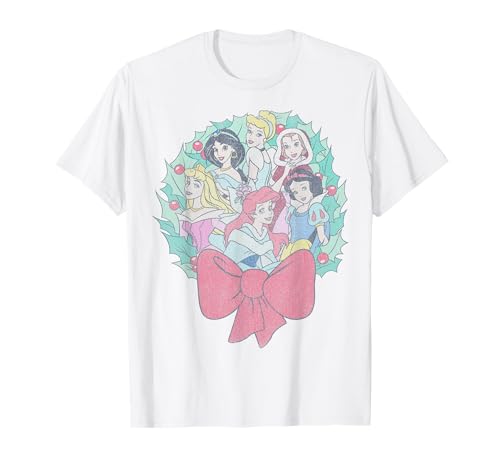 T-shirt Disney Princess Noël anti-déformation pour tenue de fête