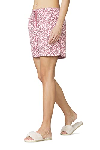 Image of Van Heusen Women's Cotton Lounge Shorts | Lightweight | Breathable Cotton | Relaxed fit | Printed | Comfortable Everyday Wear | Style 55501|Available in Pack of 1 & 2