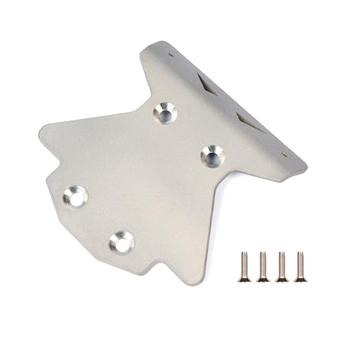 Image of Titanium Sparking Skid Plate Chassis Guard for Arrma 6S,2mm Thick Chassis Protector | 1 /8 Talion EXB /Typhon TLR /Kraton EXB /Notorious EXB,Undershield ,Skid Plate Chassis Armor Upgrade Part Bottom Cover-Titanium