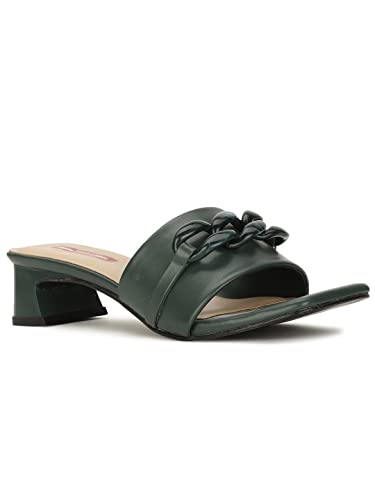 Red Label Womens Heather Mule DARK GREEN Mule Slipper - 7 UK (B0C67BHS5S) Amazon Price History, Amazon Price Tracker