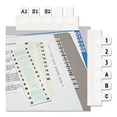 redi-tag Tab, Alphabet, A-Z, Seite Wir