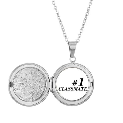 番号1の同級生の卒業シーズン フォトネックレスはペンダントアクセサリーを開くことができます