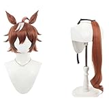 シンコウウインディ フルウィッグ 仮装 変装用ウィッグ コスチューム小物 男女兼用 耐熱かつら コスプレ 小道具 パーティー イベント クリスマス ハロウィン 学園祭 文化祭 祭り 自然